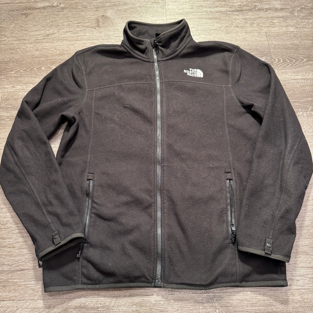 The North Face Jacket Mens L Black Fleece 100 Glacier Circular Design Gorpcore
